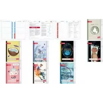ROTH Homework Planner Coconut Pool, A5, Lined, 104 Sheets (ROTH 89513)