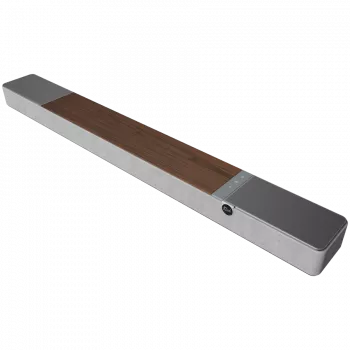 Soundbar speaker KLIPSCH 1073541 — 3.1.2 channels, 100 W RMS, built‑in subwoofer, Grey/Walnut