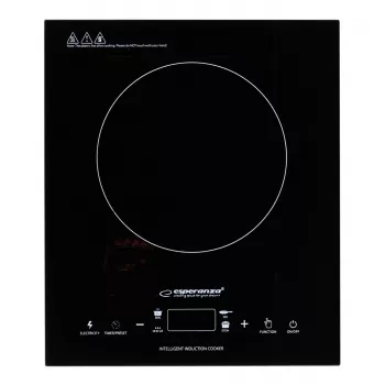 Esperanza Vesuvius EKH009 induction hob, 1 cooking zone, 2000 W, 28 cm, black