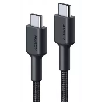 Aukey CB-CD45 USB-C to USB-C Cable, Quick Charge, 0.9 m, Black