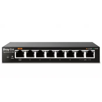 DrayTek VigorSwitch G1080 8-Port Gigabit Managed Switch