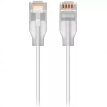 Ubiquiti UACC-Cable-Patch-EL-0.15M-W networking cable Translucent, White Cat6