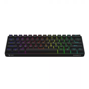 SAVIO BLACKOUT X2 mechanikus billentyűzet OUTEMU Red, Hot Swap