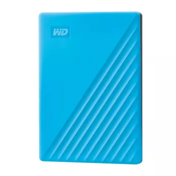 WESTERN DIGITAL Hard Drive - My Passport - 4TB - USB-A/C 3.2 Gen 1 - Blue