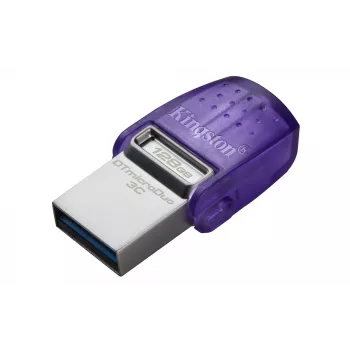 Kingston Technology DataTraveler 128GB microDuo 3C 200MB/s dupla USB-A + USB-C
