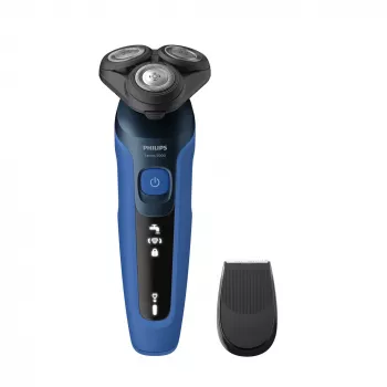 Electric shaver Philips Series 5000 S5466/17 — rotary 3-head, Li-Ion battery, 45 min runtime, washable, wet & dry