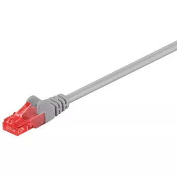 Network Cable Goobay CAT 6 Patch Cable RJ-45 Cat6 2m Grey