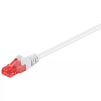 Goobay 68636 CAT 6 U/UTP Patch Cable, CCA, 3 m, White