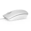 DELL vezetékes egér - MS116 - fehér, kétkezes, optikai, USB Type-A, 1000 DPI, fehér