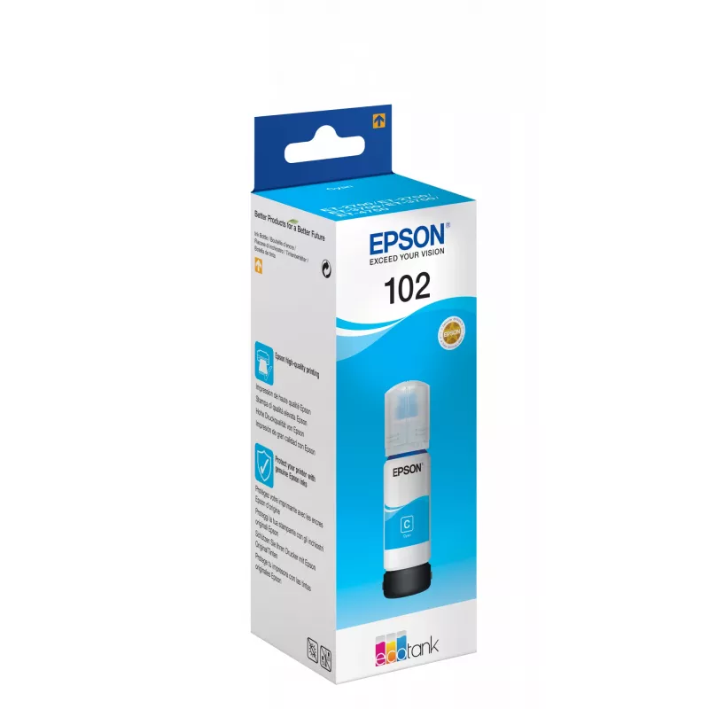 Epson tintapatron C13T03R240 102 cián