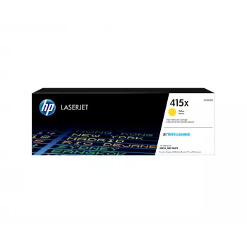HP 415X High Yield sárga eredeti LaserJet tonerpatron, 6000 oldal, sárga, 1 db