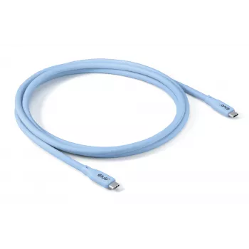 CLUB3D USB-C-kábel kék, 2 m, USB-C, USB-C, USB4 Gen 2x2, 20 Gbit/s, kék