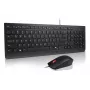 Lenovo 4X31R64446 billentyűzet egér univerzális USB nordikus fekete
