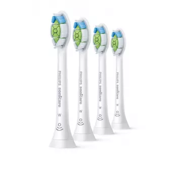 Fogkefefej Philips HX6064/87 Optimal White — 4 darab, fehér, közepes sörték