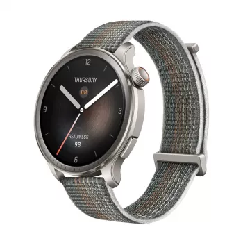 Amazfit Balance 3.81 cm (1.5 inch) AMOLED 46 mm Digital 480 x 480 pixels Touchscreen Grey Wi-Fi GPS (satellite)