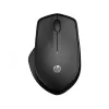 HP 285 csendes vezeték nélküli egér, kétkezes, optikai, RF Wireless, 1200 DPI, fekete