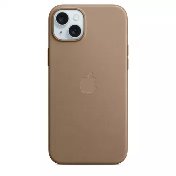 Apple FineWoven tok MagSafe-dzsel iPhone 15 Plus taupe