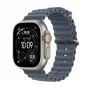 APPLE Watch Ultra 3 (2025) LTE 49mm titánház Ocean Band szíjjal - kék