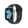 Apple Watch Series 11 GPS 42 mm, alumíniumház space szürke fekete sportpánttal – S/M