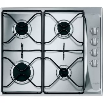 Whirlpool AKM 268/IX rozsdamentes acél beépíthető gáztűzhely 4 zóna