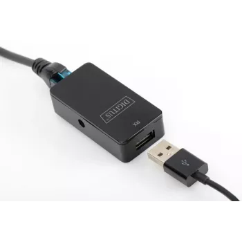 DIGITUS USB Extender USB 2.0 for use with Cat5/5e/6 (UTP STP or SFT) cable up to 50m