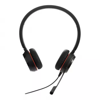 Jabra Evolve 30 II MS Stereo 5399-823-309 wired on-ear headset, USB-A + 3.5 mm jack, Microsoft certified