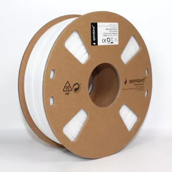 GEMBIRD ABS filament – fehér – 1,75 mm – 1 kg