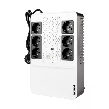 Legrand Keor Multiplug 800 AVR 310084 Line-Interactive UPS, 800 VA / 480 W, 6 FR Outlets (4+2), USB, RJ-45