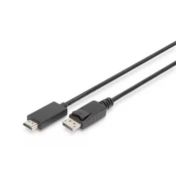 DIGITUS DisplayPort adapterkábel. DP - HDMI Type A (AK-340303-030-S)