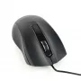 Gembird MUS-3B-01 vezetékes kétkezes optikai egér — USB Type-A, 1000 DPI, 3 gomb, fekete