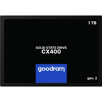 GOODRAM CX400 Gen.2 SSDPR-CX400-01T-G2 SSD 1TB (1024 GB), 2.5 inch, SATA III, 550/500 MB/s, 3D TLC NAND, 7 mm