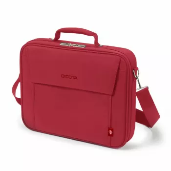 DICOTA Eco Multi Base – 14–15,6 inch notebooktáska – piros / 300d RPET poliészter