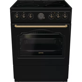 Gorenje GECS6B71CLB szabadon álló tűzhely elektromos üvegkerámia főzőlappal fekete