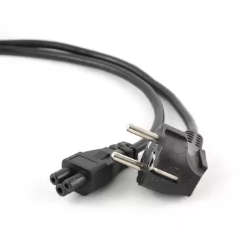 Gembird Power Cord Schuko (CEE 7/7) to C5, VDE, 0.5 m, Bulk (PC-186-ML12-0.5M)