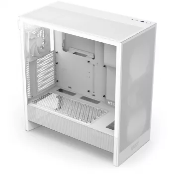 NZXT H5 Flow 2024 Midi Tower Case, White