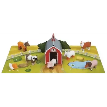 MALIK Magnetic Mini Animals Set 62333 — Farm Theme magnetic toy figures for toddlers