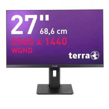 TERRA 3030231 computer monitor 68.6 cm (27 inch) 2560 x 1440 pixels Wide Quad HD LED Black