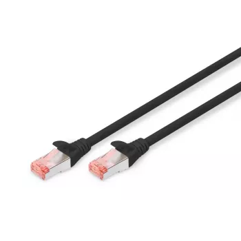 DIGITUS patchkábel - CAT6 - S/FTP - Snagless - Cu - 10 m - fekete