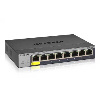 NETGEAR GS108Tv3 Managed L2 Gigabit Ethernet (10/100/1000) Grey