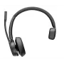 HP Poly Voyager 4310 USB-C headset + BT700 dongle, vezeték nélküli, iroda/kontaktközpont, 20 - 20000 Hz, 122 g, headset, fekete