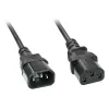Lindy 2m C14-C13 hosszabbító kábel, 2 m, C14 csatlakozó, C13 csatlakozó, H05VV-F3G