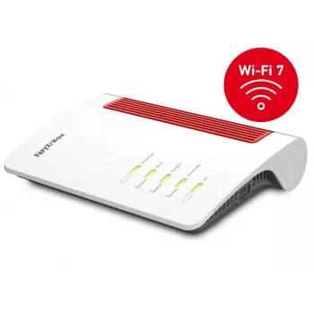 Box 5690 WLAN-router 2,5 Gigabit Ethernet Dual-Band (2,4 GHz / 5 GHz) piros, fehér