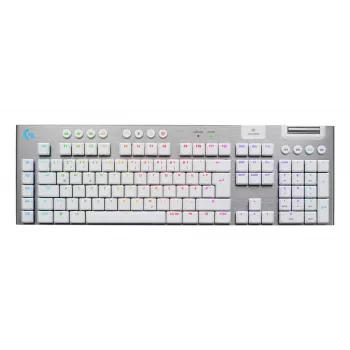 Logitech G G915 X LIGHTSPEED billentyűzet, gaming, USB, RF, vezeték nélküli, Bluetooth, QWERTZ német, fehér