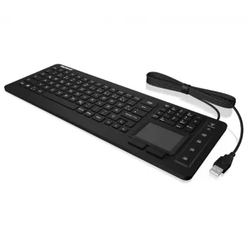 KeySonic KSK-6231 INEL (CH) keyboard Industrial USB QWERTZ Swiss Black