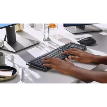 LOGITECH MX Mechanical vezeték nélküli megvilágított performance billentyűzet – grafit, US International, QWERTY, tapintható, csendes