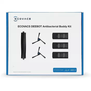 Accessory kit Ecovacs DKT060099 for Robot vacuum Black 6 pcs