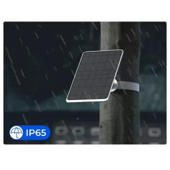 Solar panel Reolink SP3-W 12W 6V USB-C IP65 outdoor, 360° horizontal, 90° vertical, 4 m cable, technopolymer, white