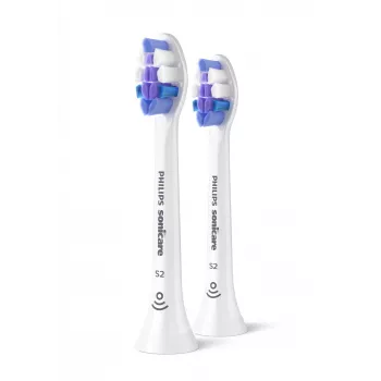 Philips HX6052/87 Sensitive cserélhető kefefej 2 darabos kiszerelés, extra puha sörték, fehér
