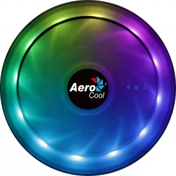 Aerocool Core Plus CPU Cooler, ARGB, 120 mm, Black