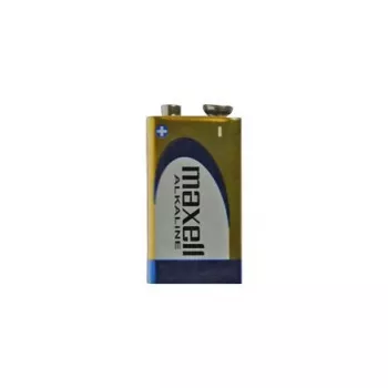 Maxell 9V 6LR61 (6LF22) alkaline battery, 1 pc